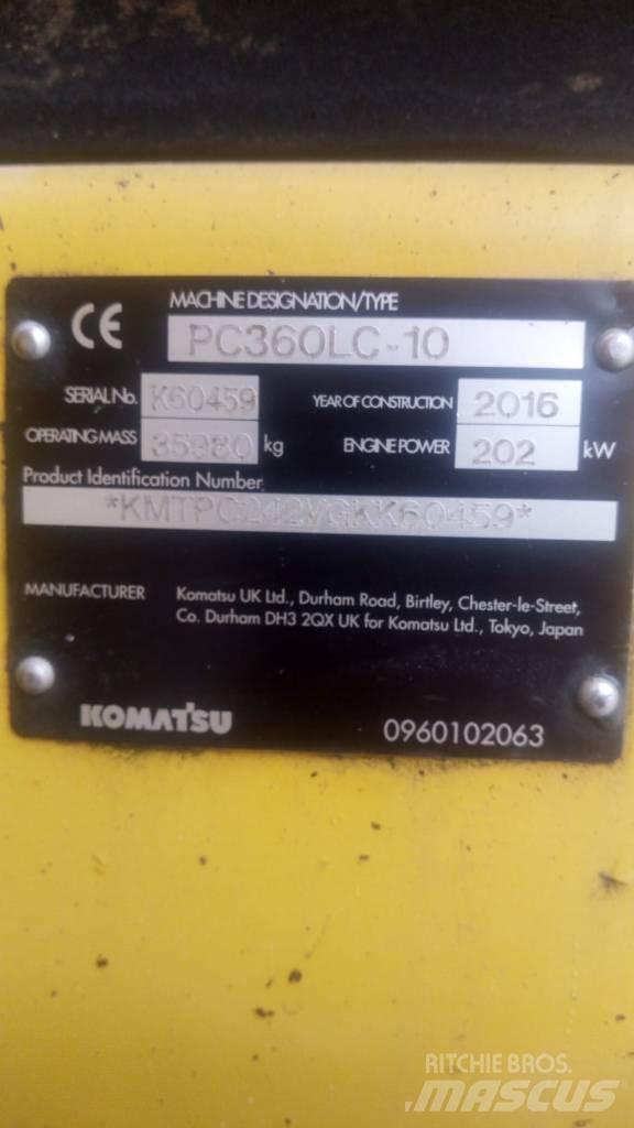 Komatsu PC 360 LC-10 Pásová rýpadla