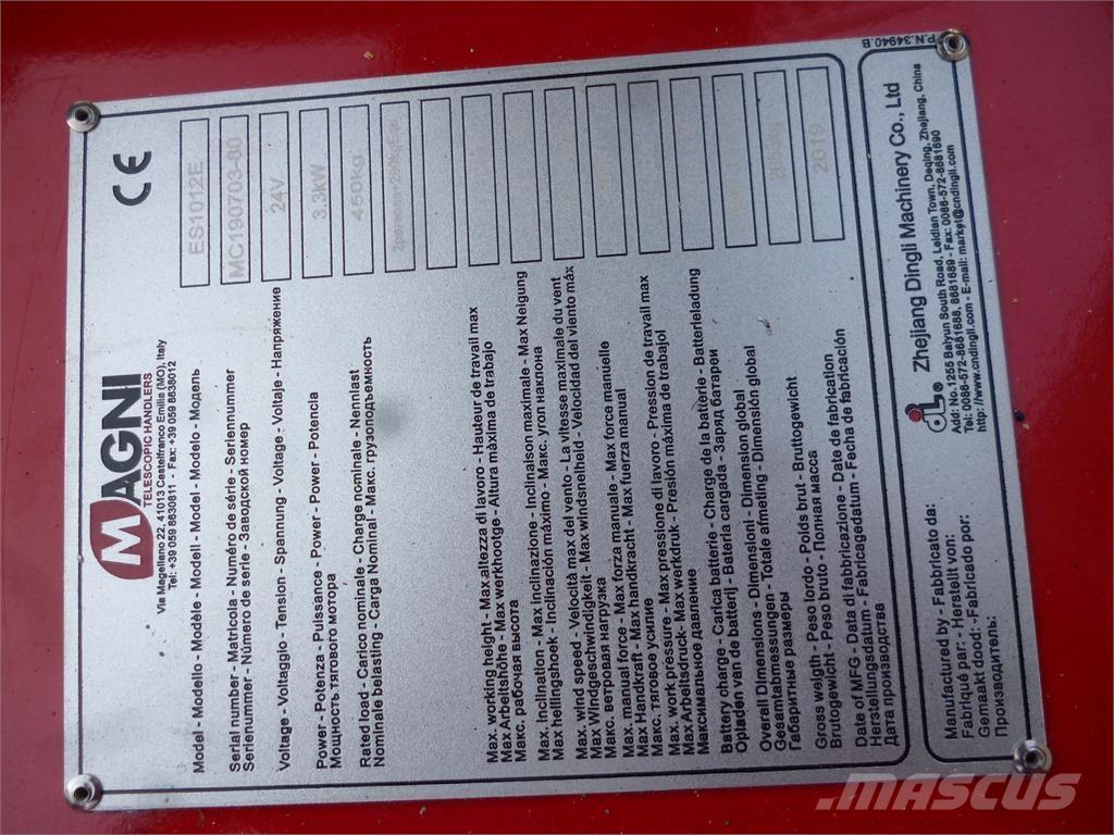 Magni ES1012E Nůžková zvedací plošina