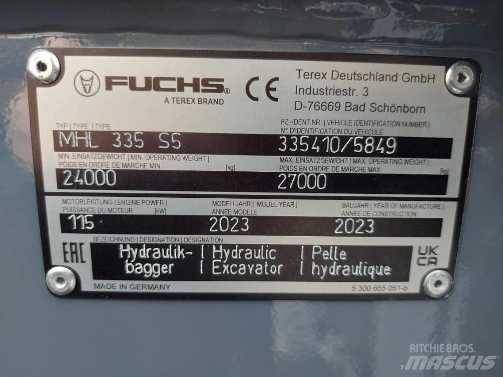 Fuchs MHL335F Stroje pro manipulaci s odpadem