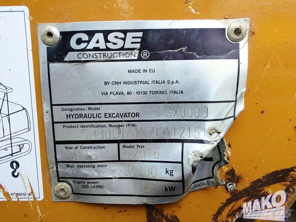 CASE CX 300 D Pásová rýpadla