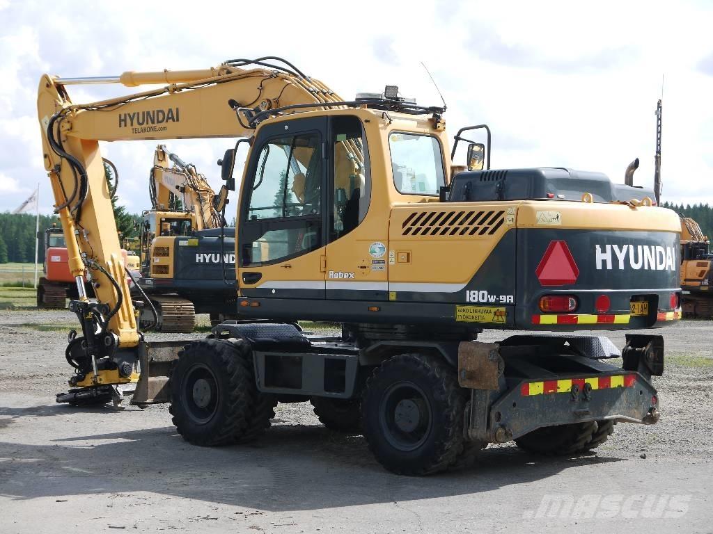 Hyundai R 180 W-9A Kolová rýpadla
