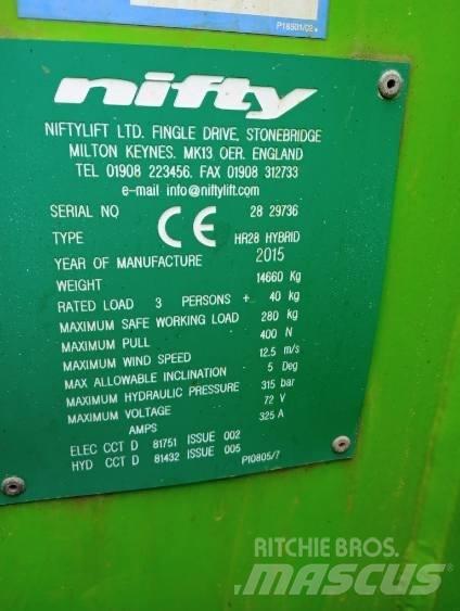 Niftylift HR 28 Kloubové plošiny