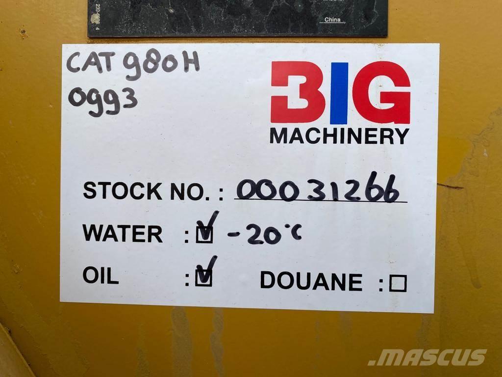 CAT 980H Kolové nakladače
