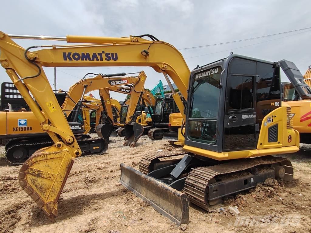 Komatsu PC 100 Pásová rýpadla