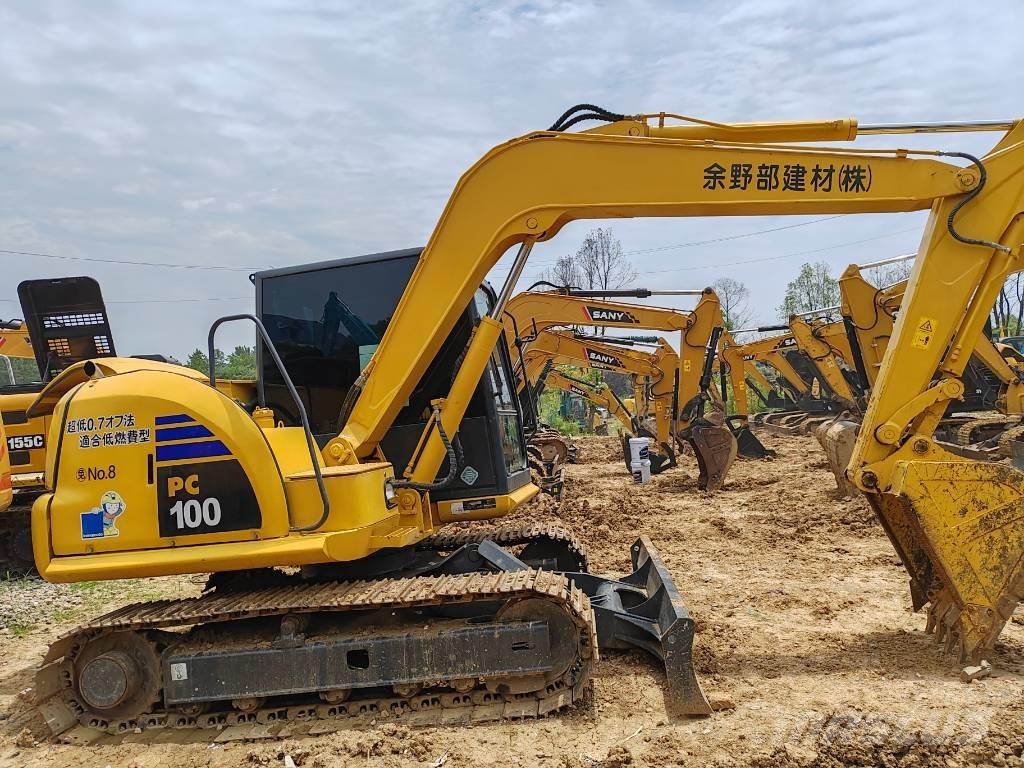 Komatsu PC 100 Pásová rýpadla