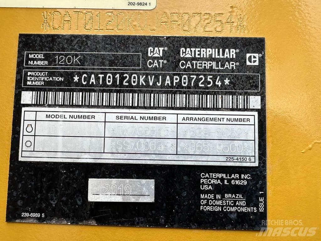 CAT 120K Grejdry