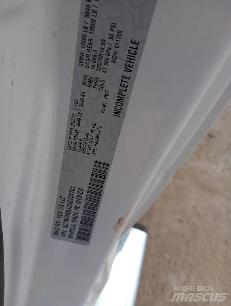 RAM 5500 Valníky/Sklápěcí bočnice