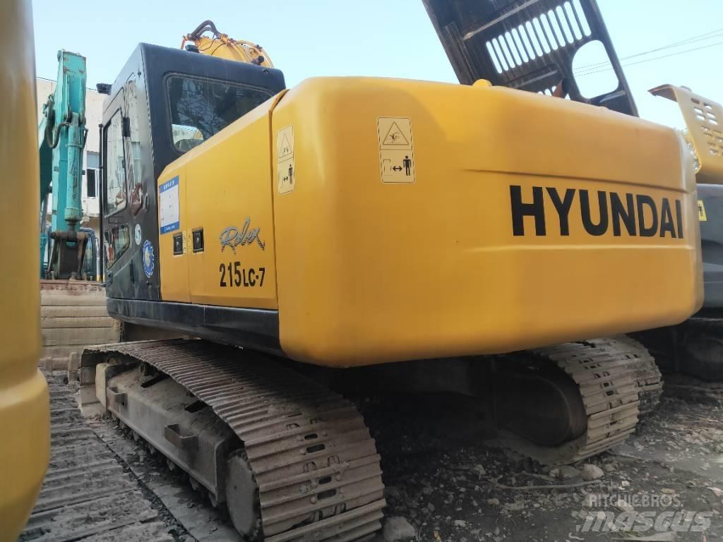 Hyundai R215-7 Pásová rýpadla