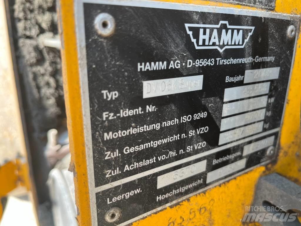 Hamm DV06K Super Kombinované válce
