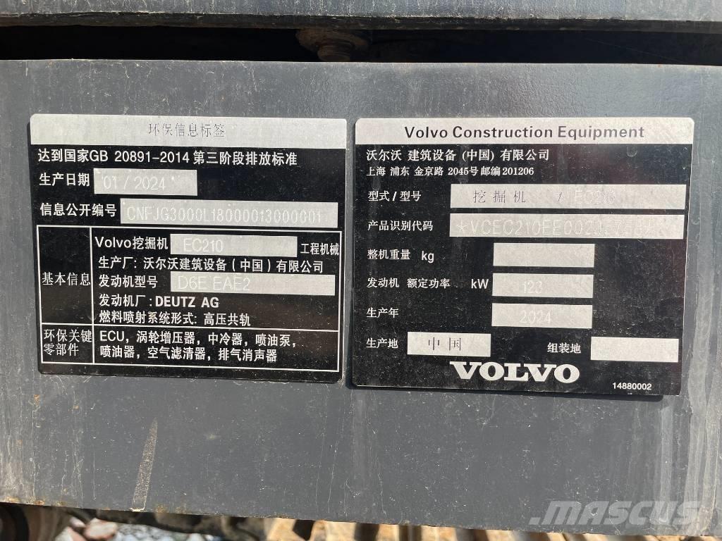 Volvo EC 210 Pásová rýpadla