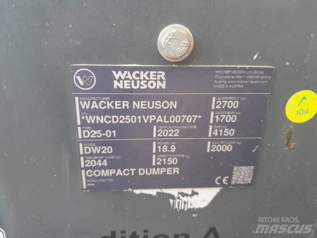 Wacker Neuson DW 20 Vyklápěcí dempry