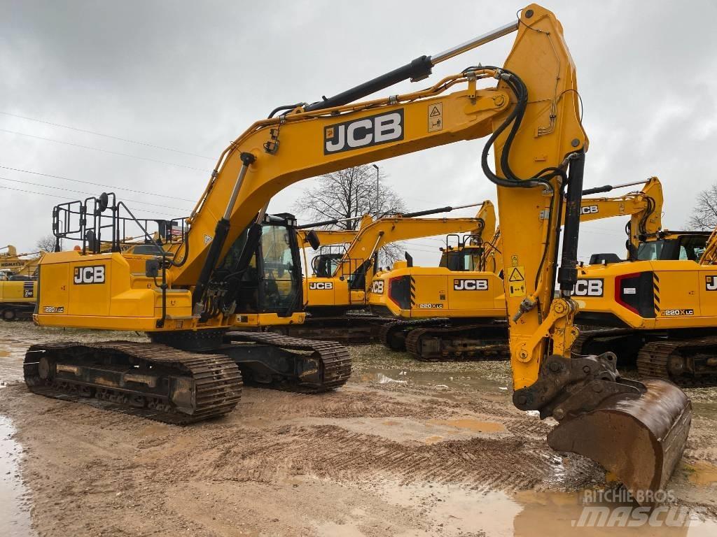 JCB 220 XL Pásová rýpadla
