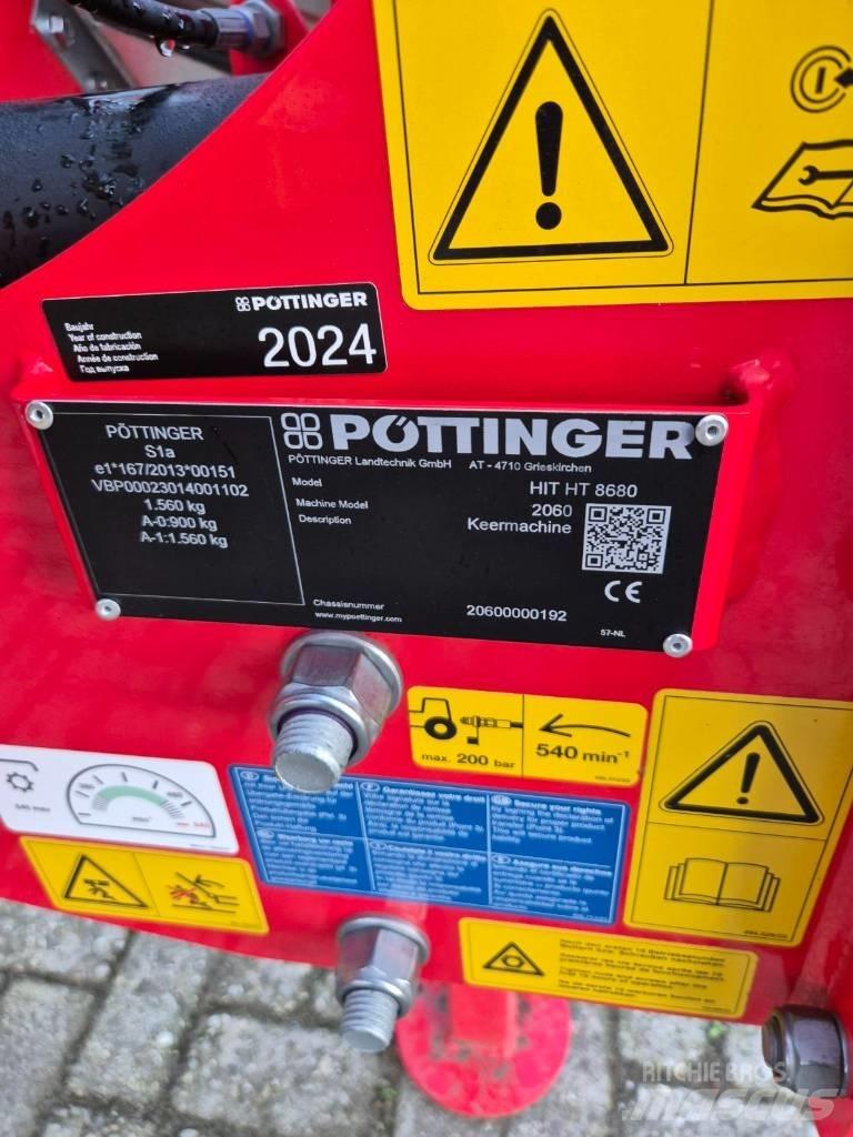 Pöttinger HIT 8680 Obraceče a shrabovače sena