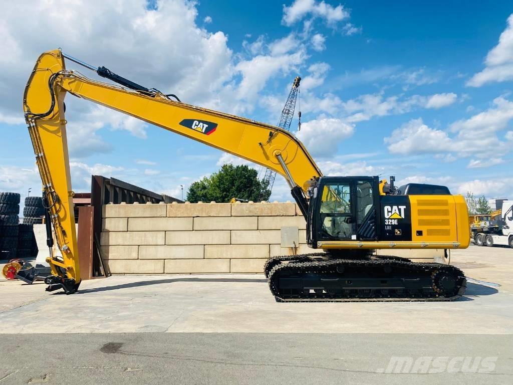 CAT 329e lre Rýpadla s dlouhým dosahem