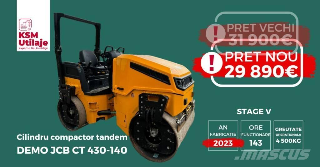 JCB CT430-140 Tandemové válce