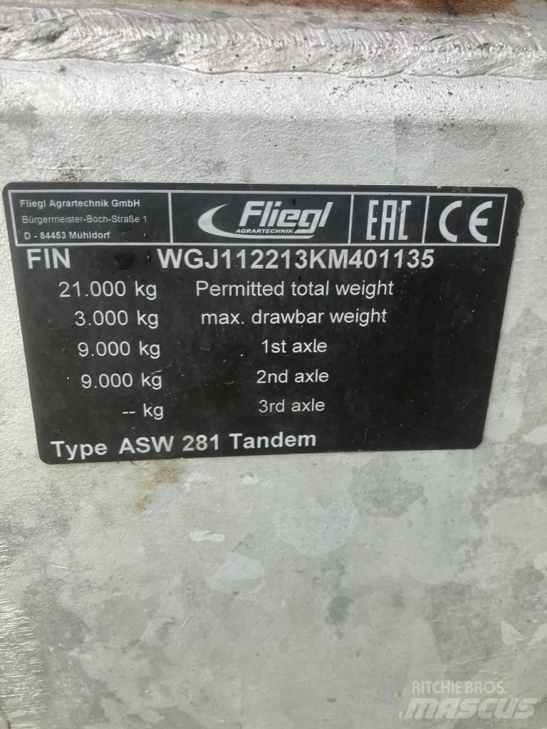 Fliegl asw 281 Další přívěsné vozíky