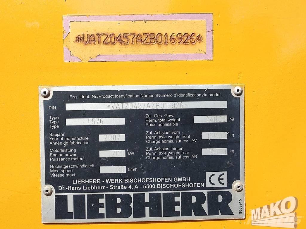 Liebherr L 576 Kolové nakladače