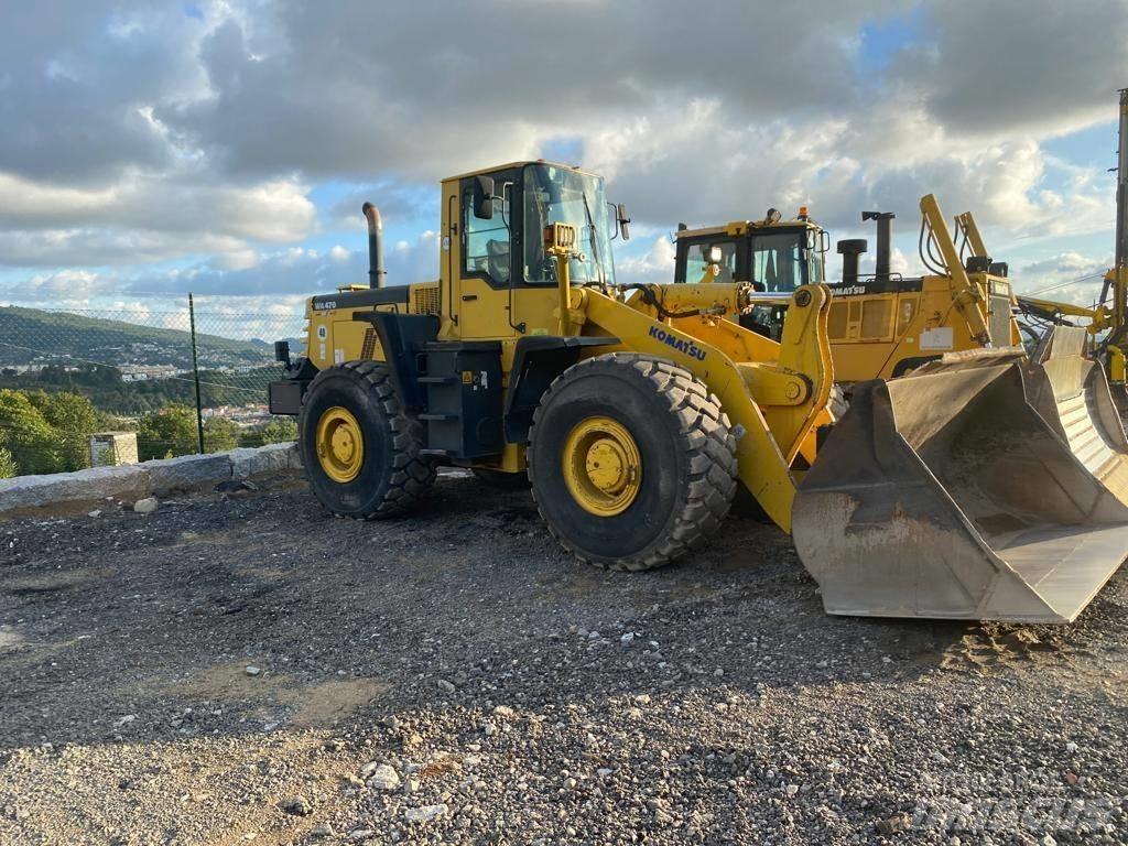 Komatsu WA 470 Kolové nakladače