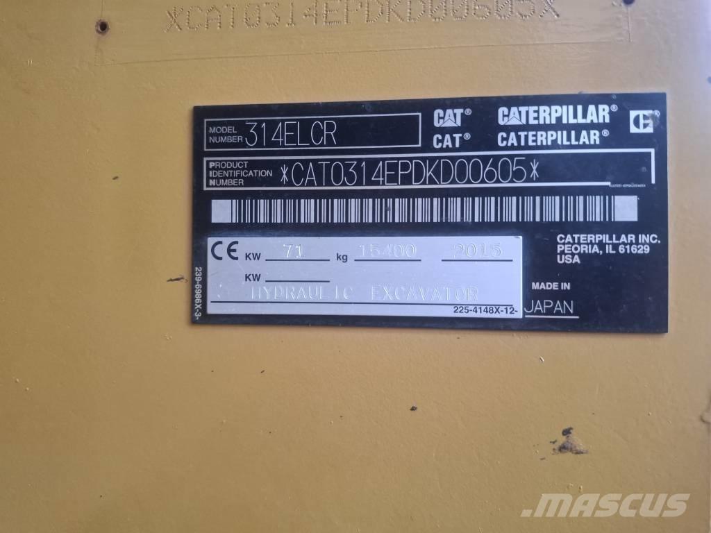 CAT 314 E LCR Pásová rýpadla