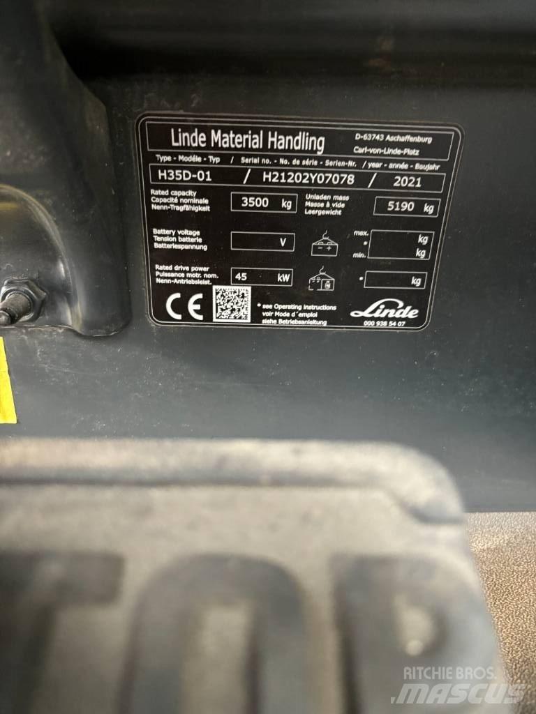 Linde H35D/1202 Dieselové vozíky