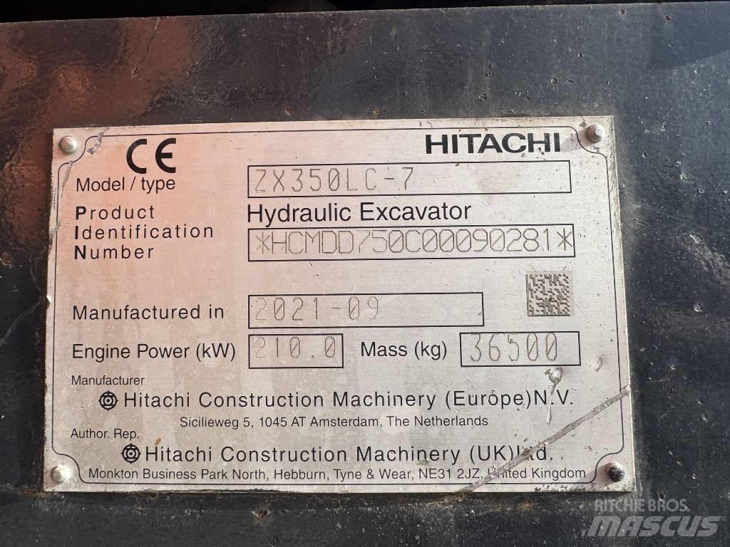 Hitachi ZX 350 LC-7 Pásová rýpadla
