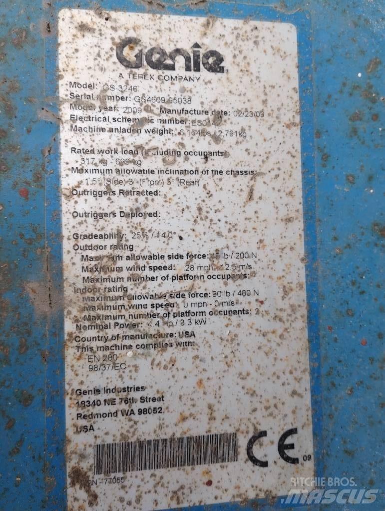 Genie GS 3246 Nůžková zvedací plošina