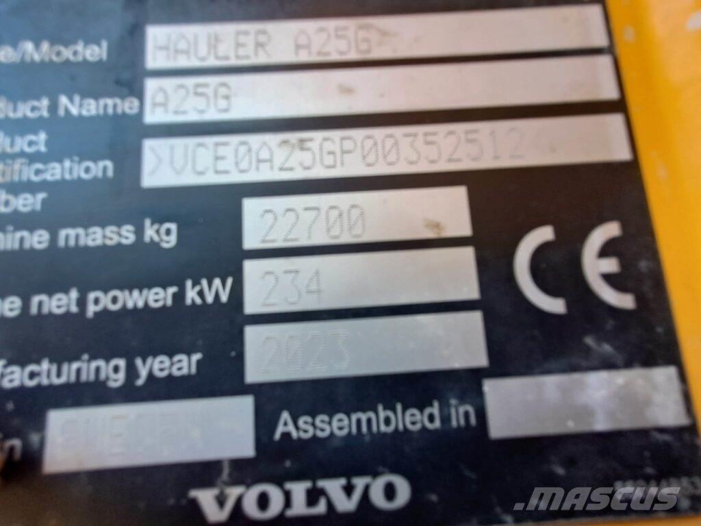 Volvo A25G Kloubové dempry