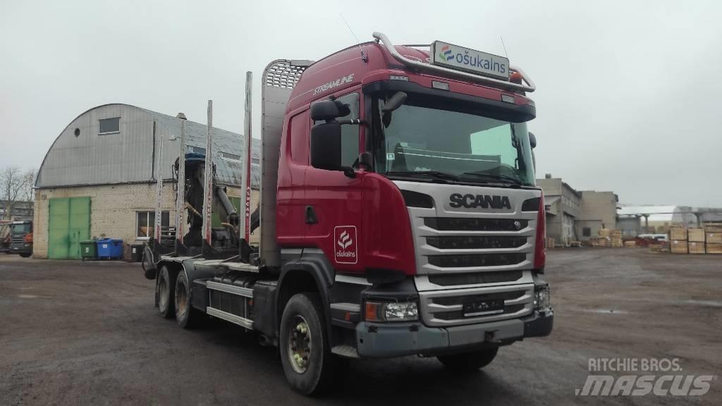 Scania R410 Vozy na přepravu kmenů