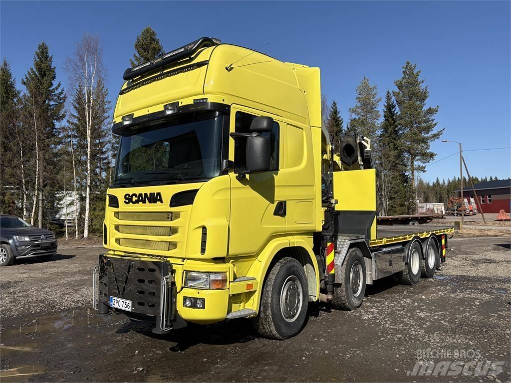 Scania R164G 8*4 Autojeřáby, hydraulické ruky