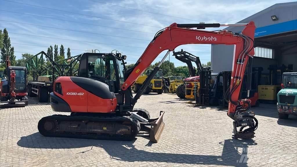 Kubota KX080-4 Speciální bagry