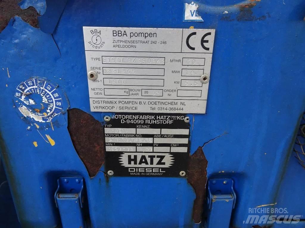 BBA EISELE BSD942H Vodní čerpadla