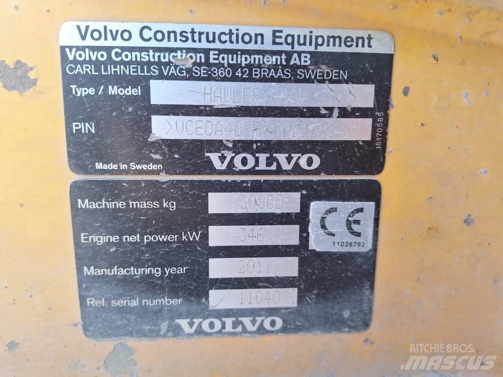 Volvo A40F DUMPPERI Kloubové dempry