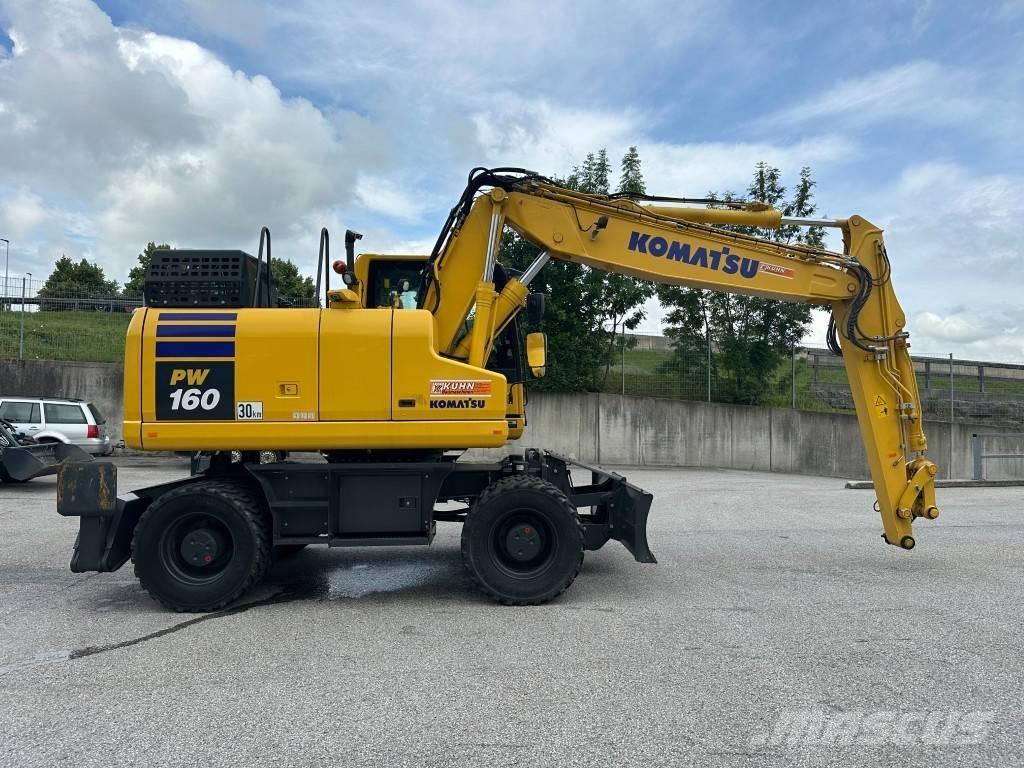 Komatsu PW 160-11EO Kolová rýpadla