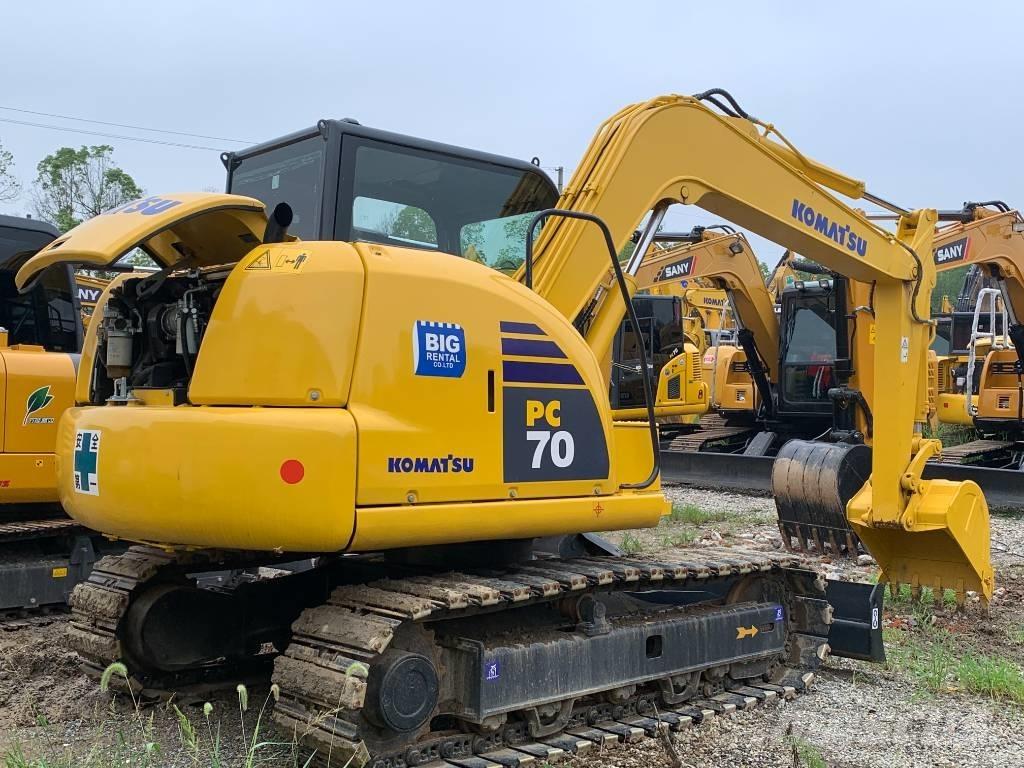 Komatsu PC 70 Midi rýpadla 7t - 12t