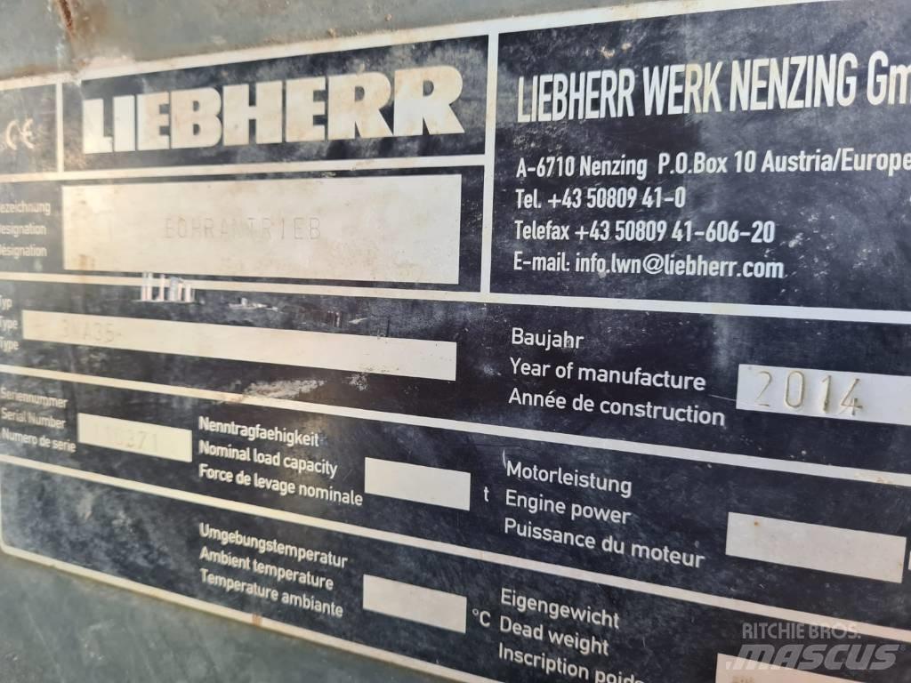Liebherr 3MA 35 Rotační hlavy