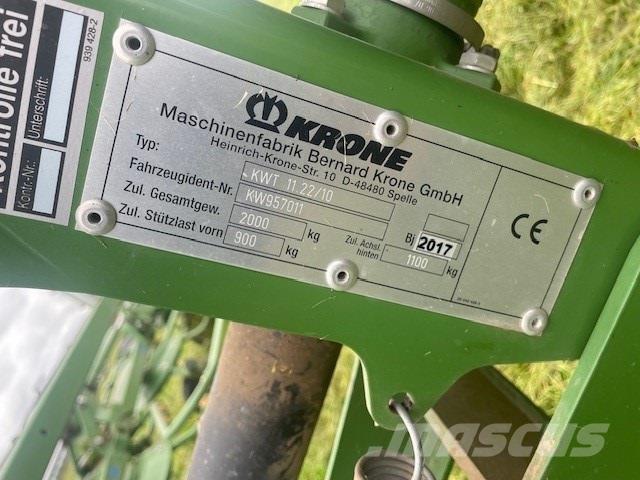 Krone KWT 11.22 Obraceče a shrabovače sena