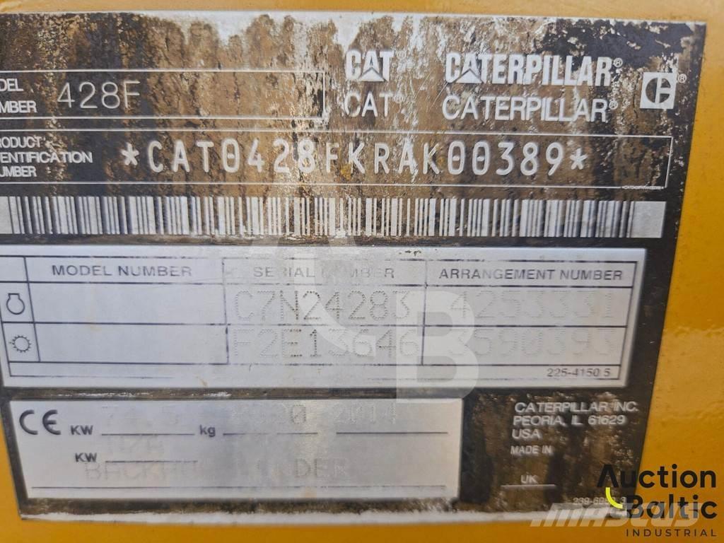 CAT 428 F Rýpadlo-nakladače