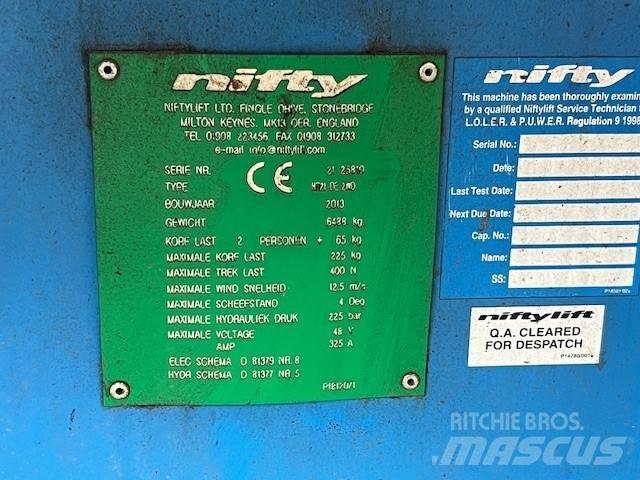 Niftylift HR 21 D E Kloubové plošiny