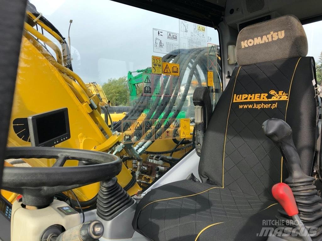 Komatsu PW180-7EO Kolová rýpadla