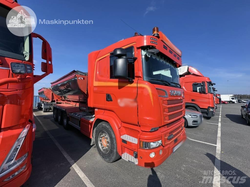 Scania R 520 LB Hákový nosič kontejnerů