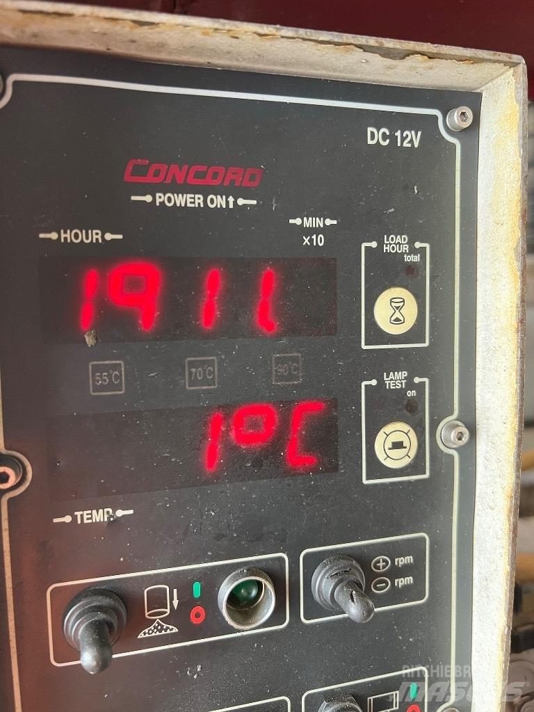 Concord CCP38ZX4-170 Nákladní auta s čerpadly betonu