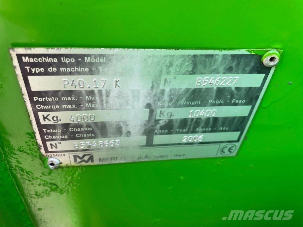 Merlo P 40.17 K Teleskopické manipulátory