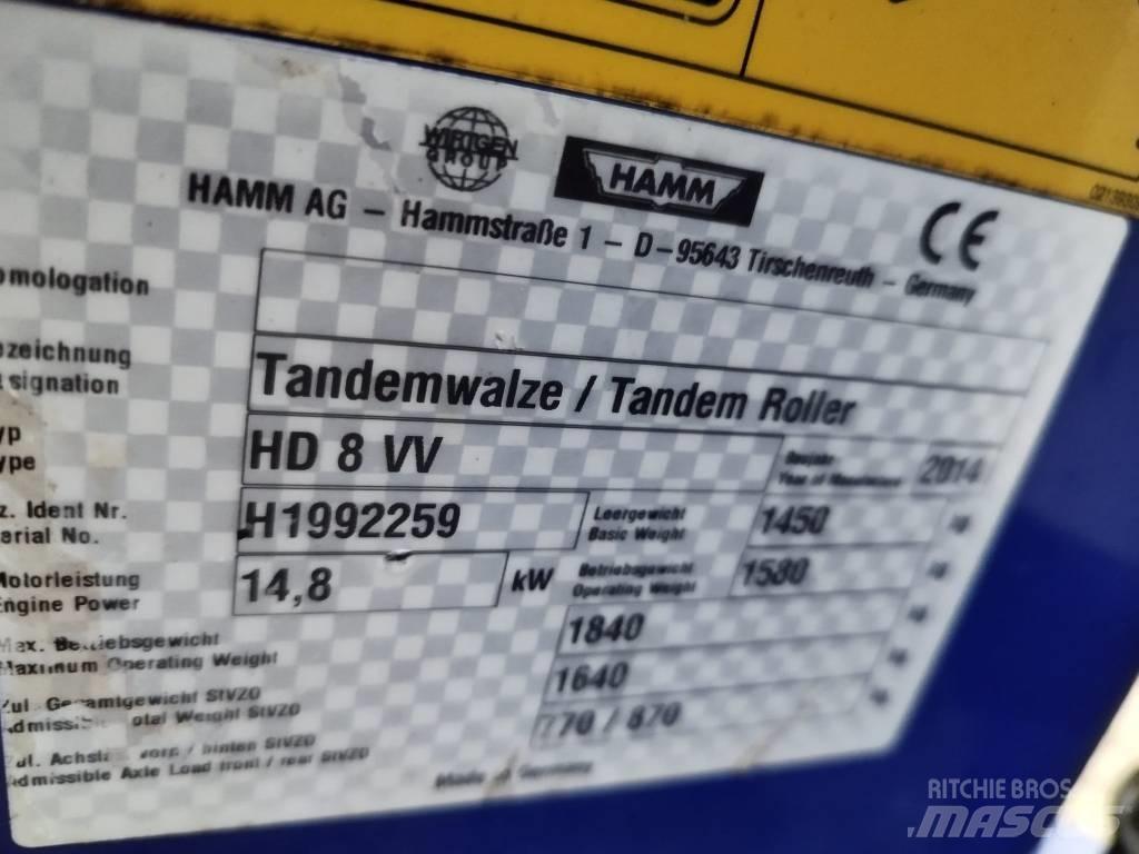 Hamm HD 8 VV Tandemové válce