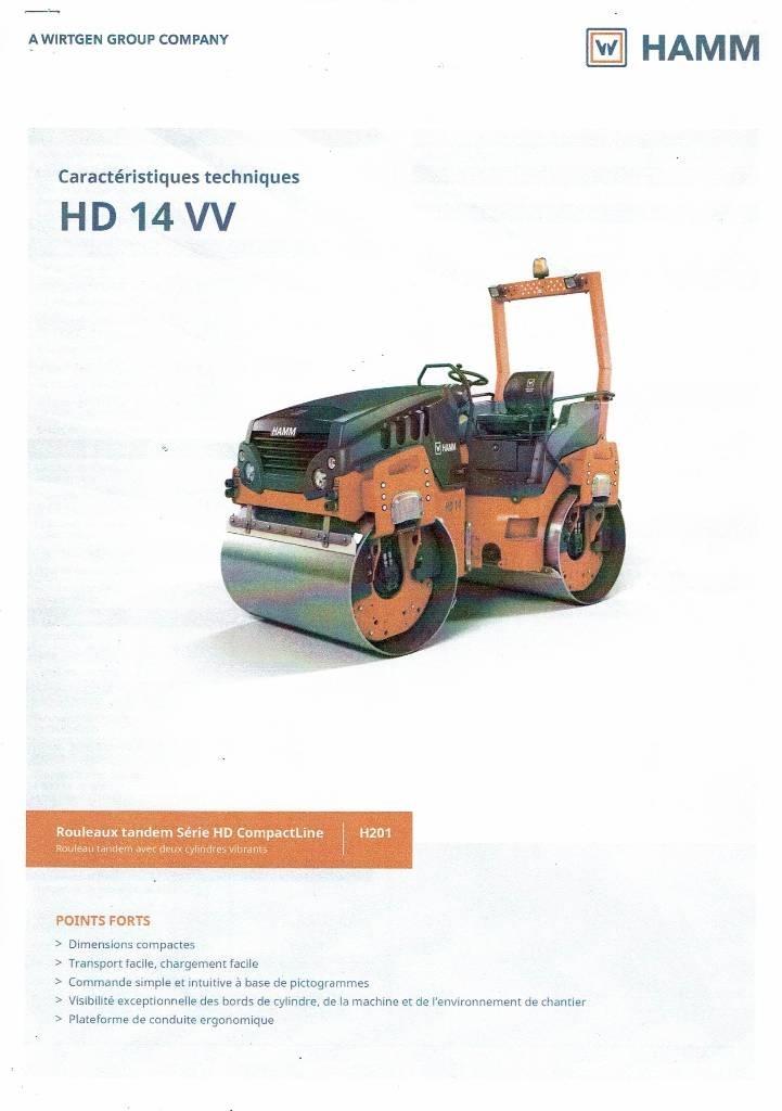 Hamm HD 14 VV Tandemové válce