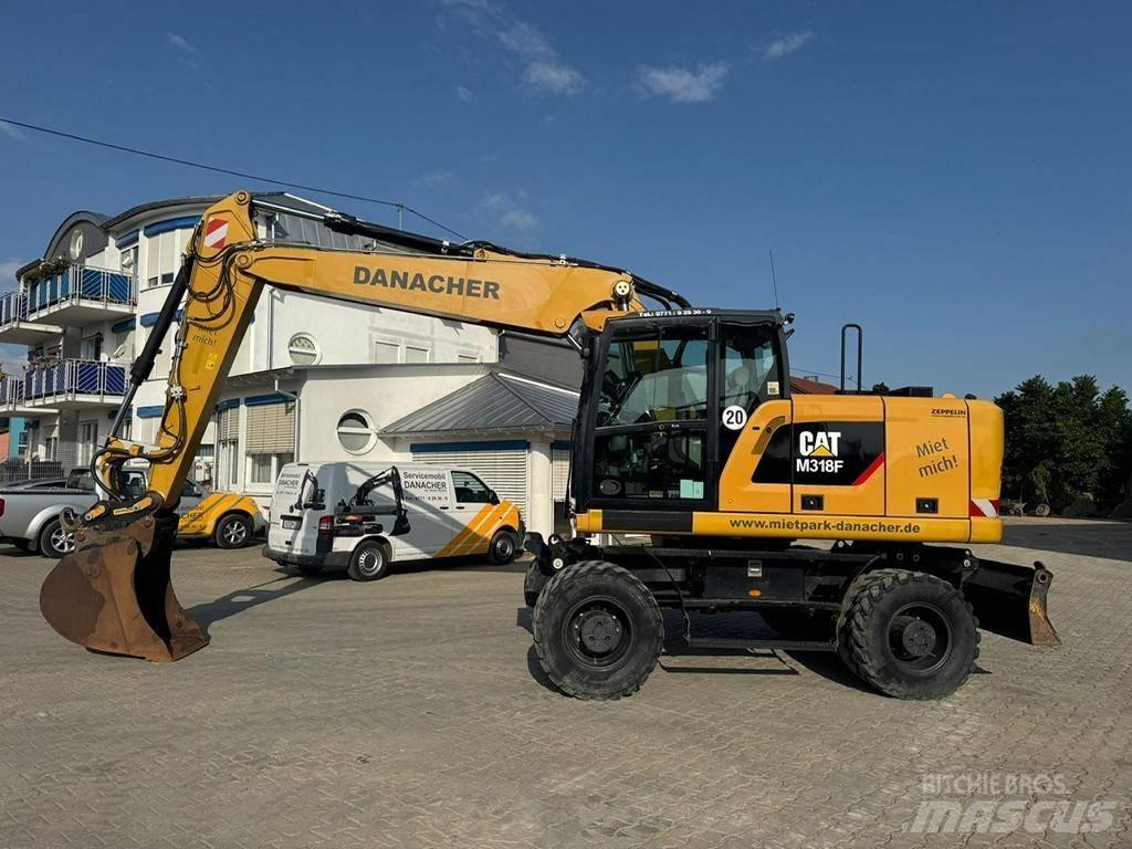 CAT M 318 F Kolová rýpadla