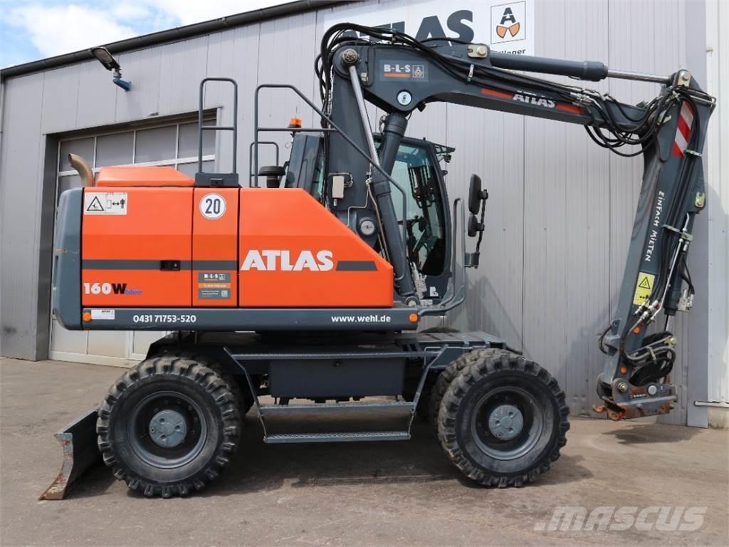Atlas 160W-BLUE Kolová rýpadla