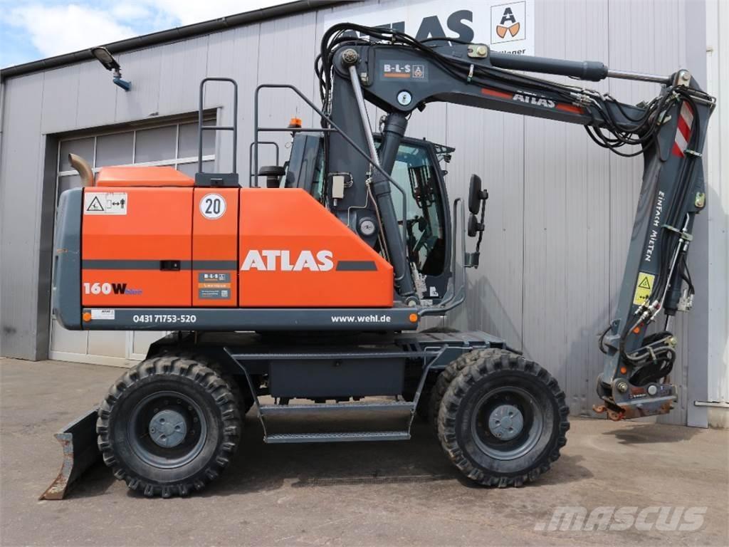 Atlas 160W-BLUE Kolová rýpadla