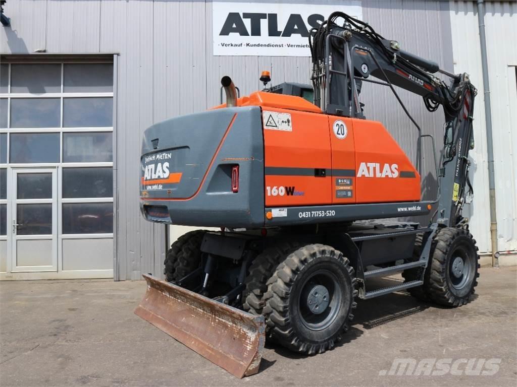 Atlas 160W-BLUE Kolová rýpadla