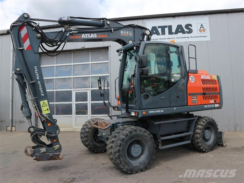 Atlas 160W-BLUE Kolová rýpadla
