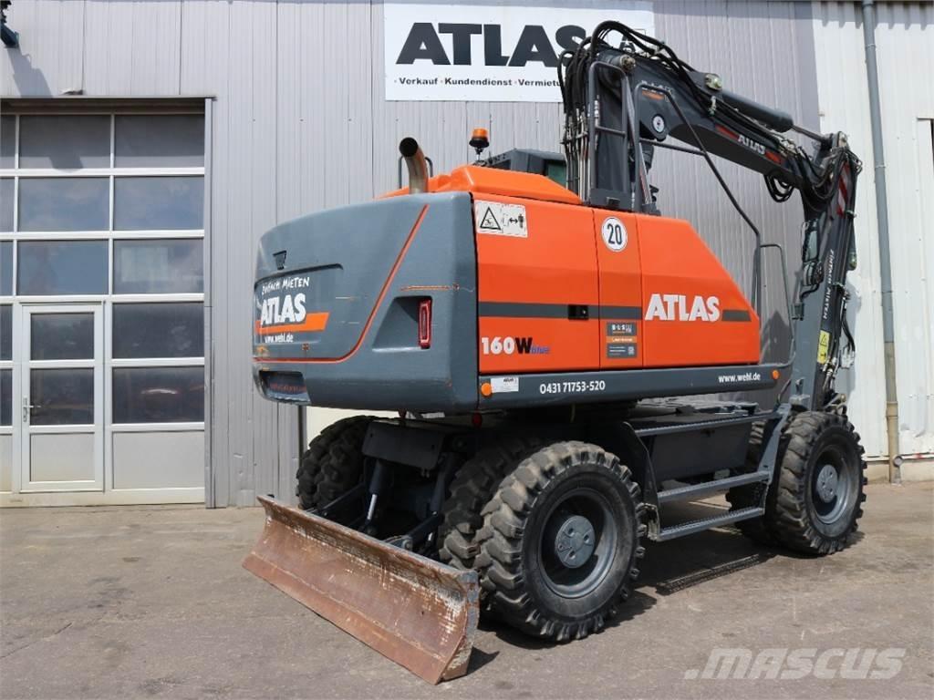 Atlas 160W-BLUE Kolová rýpadla